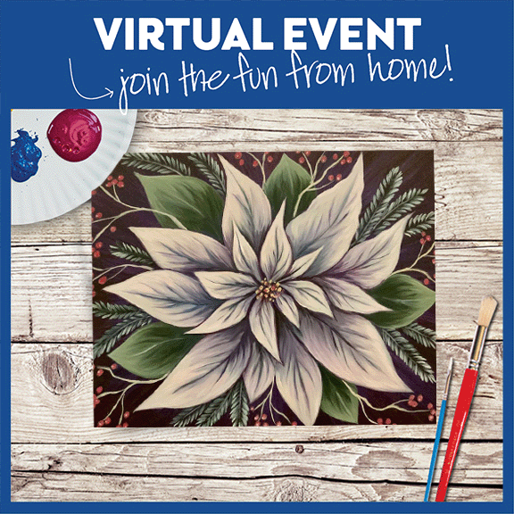 Live virtual event - all supplies included - recorded version available for 7 days following live event